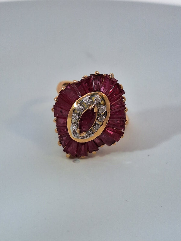 Ruby & Diamond Vintage Ring