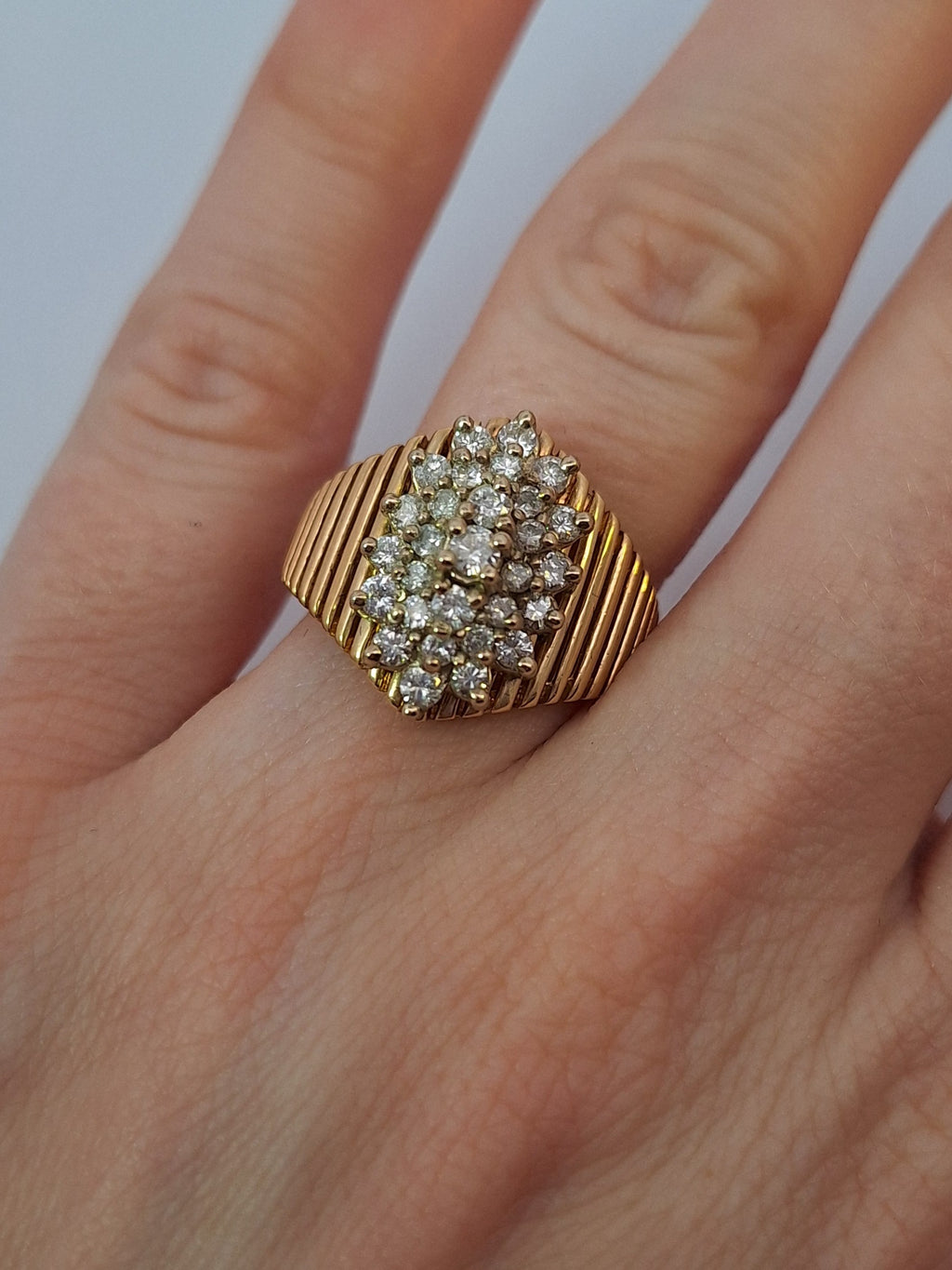 Multistone Diamond Ring