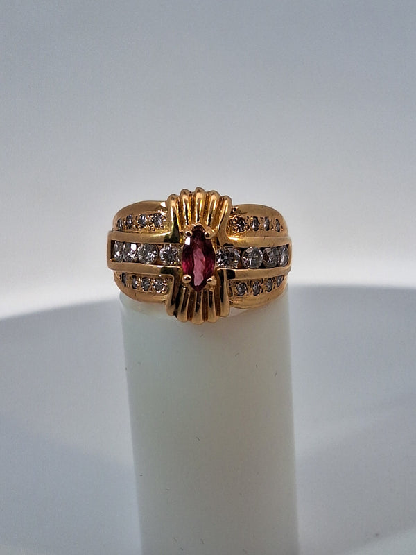 Ruby & Diamond Vintage Ring