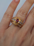 Ruby & Diamond Vintage Ring