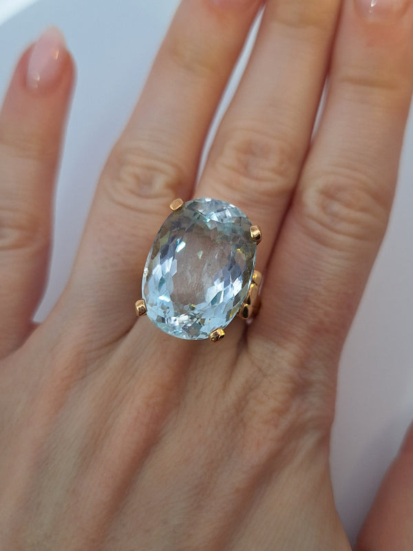 Aquamarine Vintage Ring