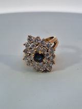 Sapphire & Diamond Vintage Ring