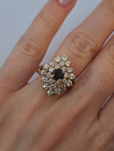 Sapphire & Diamond Vintage Ring