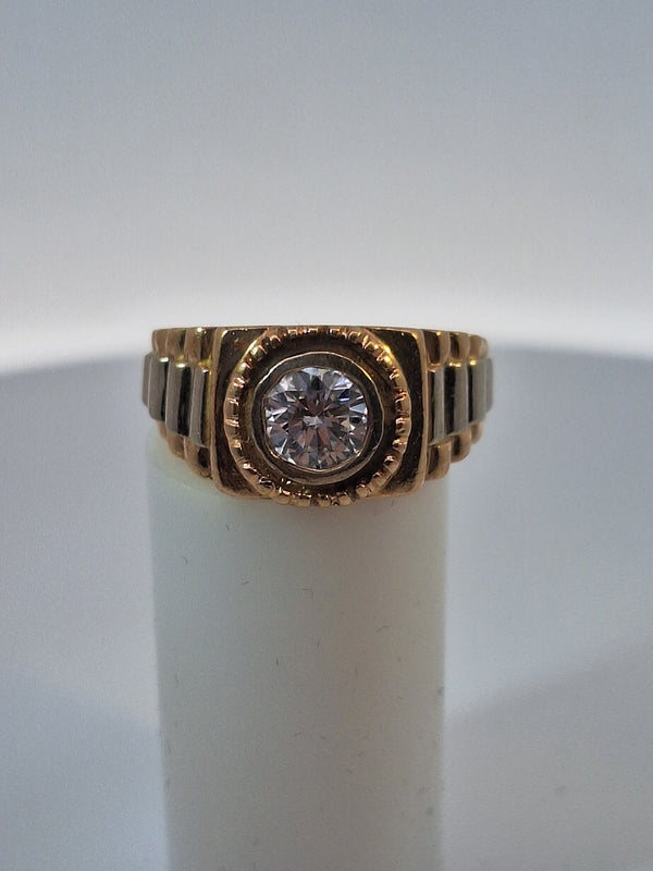 Bezel Set Diamond Vintage Ring