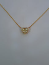 5.75 Carat Fancy Yellow Diamond Heart Pendant