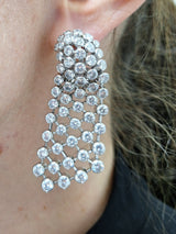 Cartier Diamond Chandelier Earrings