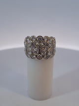 Van Cleef Diamond Flower Band Ring