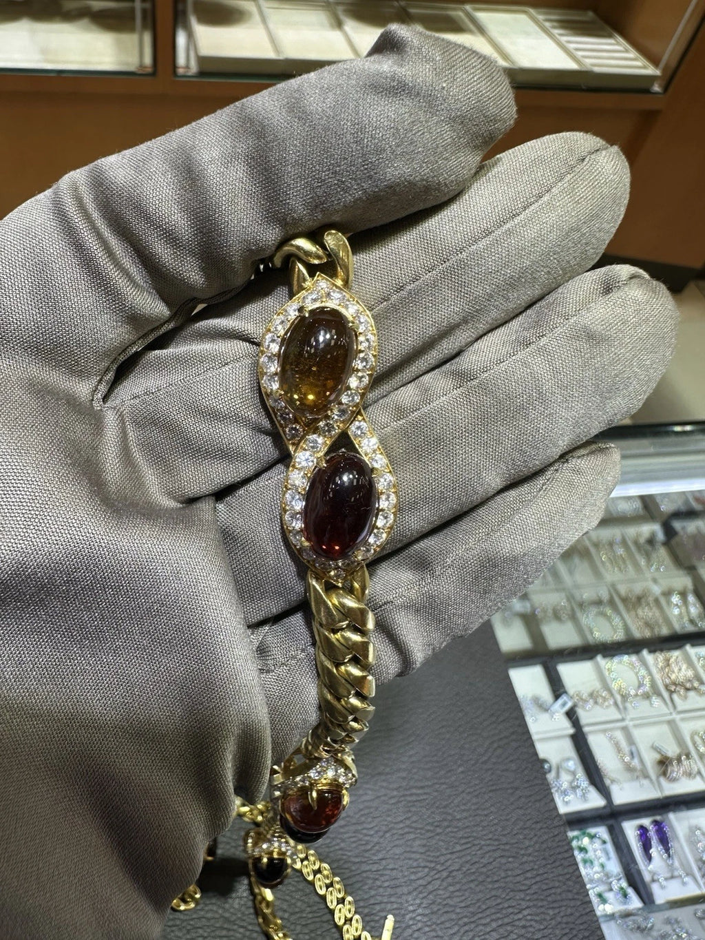 Bvlgari Citrine And Tourmaline Diamond Necklace