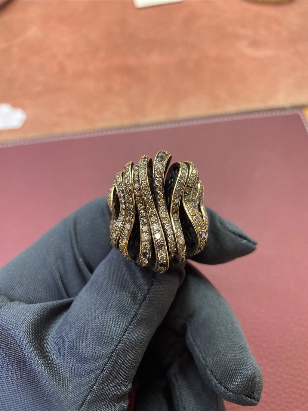 de Grisogono Allegra brown diamond ring