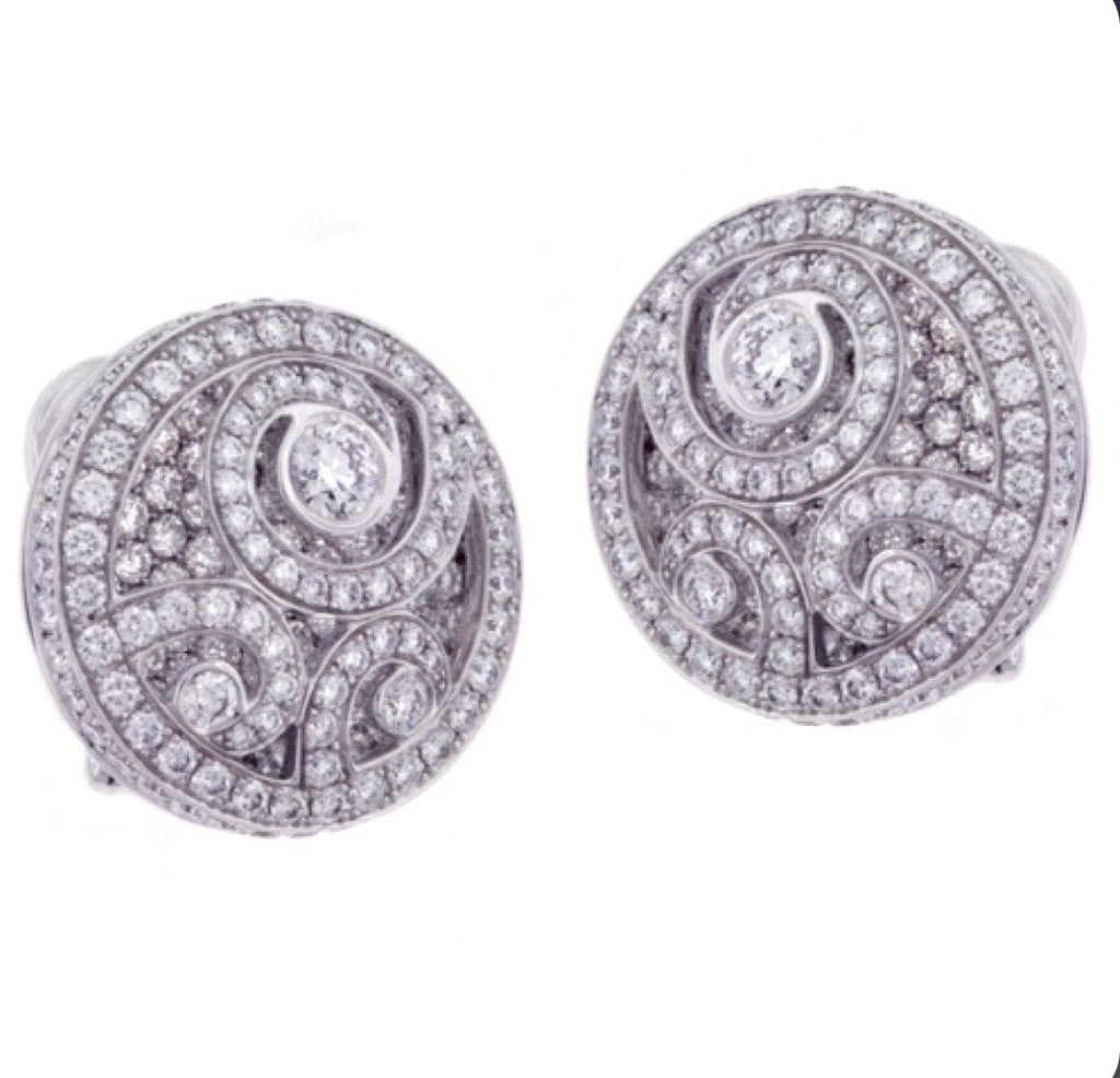 Graff Diamond Over Diamond Earrings