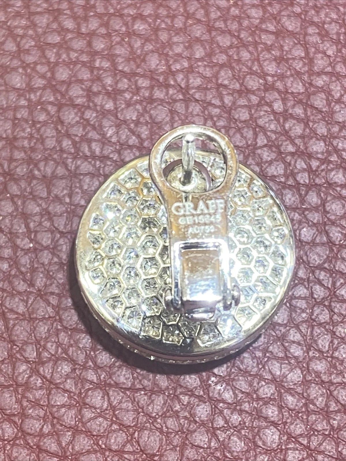 Graff Diamond Over Diamond Earrings reverse view