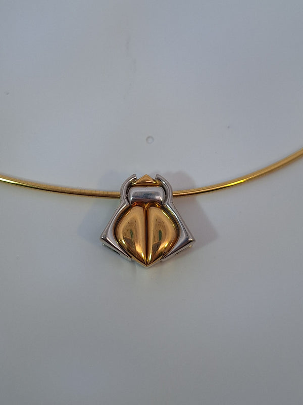 Marina B Beetle Pendant Necklace