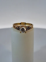 Diamond Vintage Engagement Ring