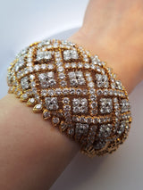 David Webb 35 Carat Diamond Bracelet