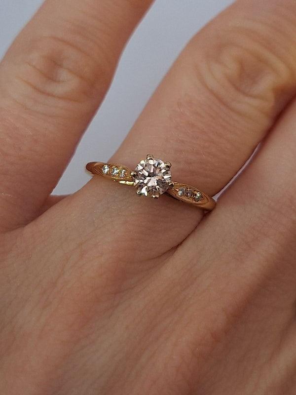 Diamond Vintage Engagement Ring