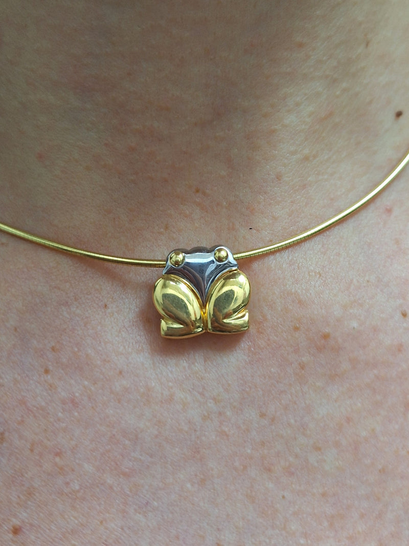 Marina B Frog Pendant Necklace