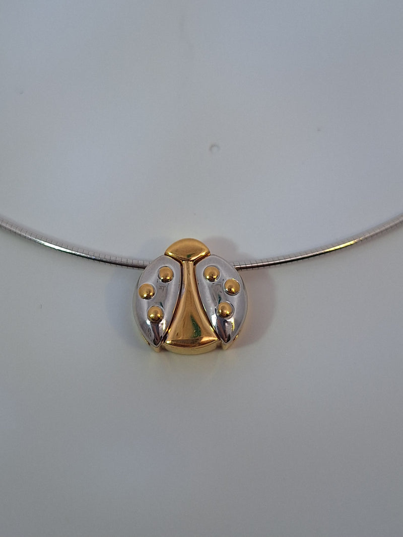 Marina B Ladybug Pendant Necklace