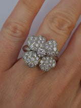 Van Cleef Cosmos Diamond Ring Medium Size