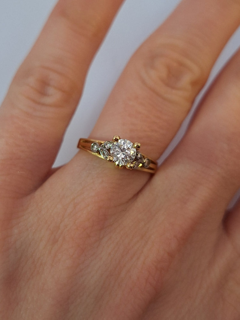 Diamond Vintage Engagement Ring