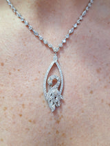 Graff Diamond Swan Necklace & Earrings