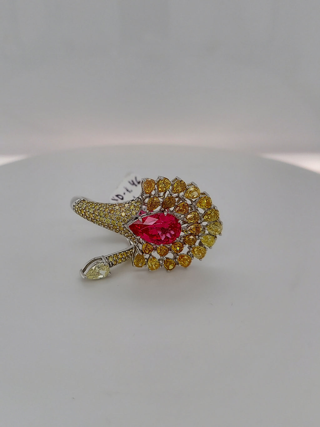 Spinel & Diamond Fashion Ring