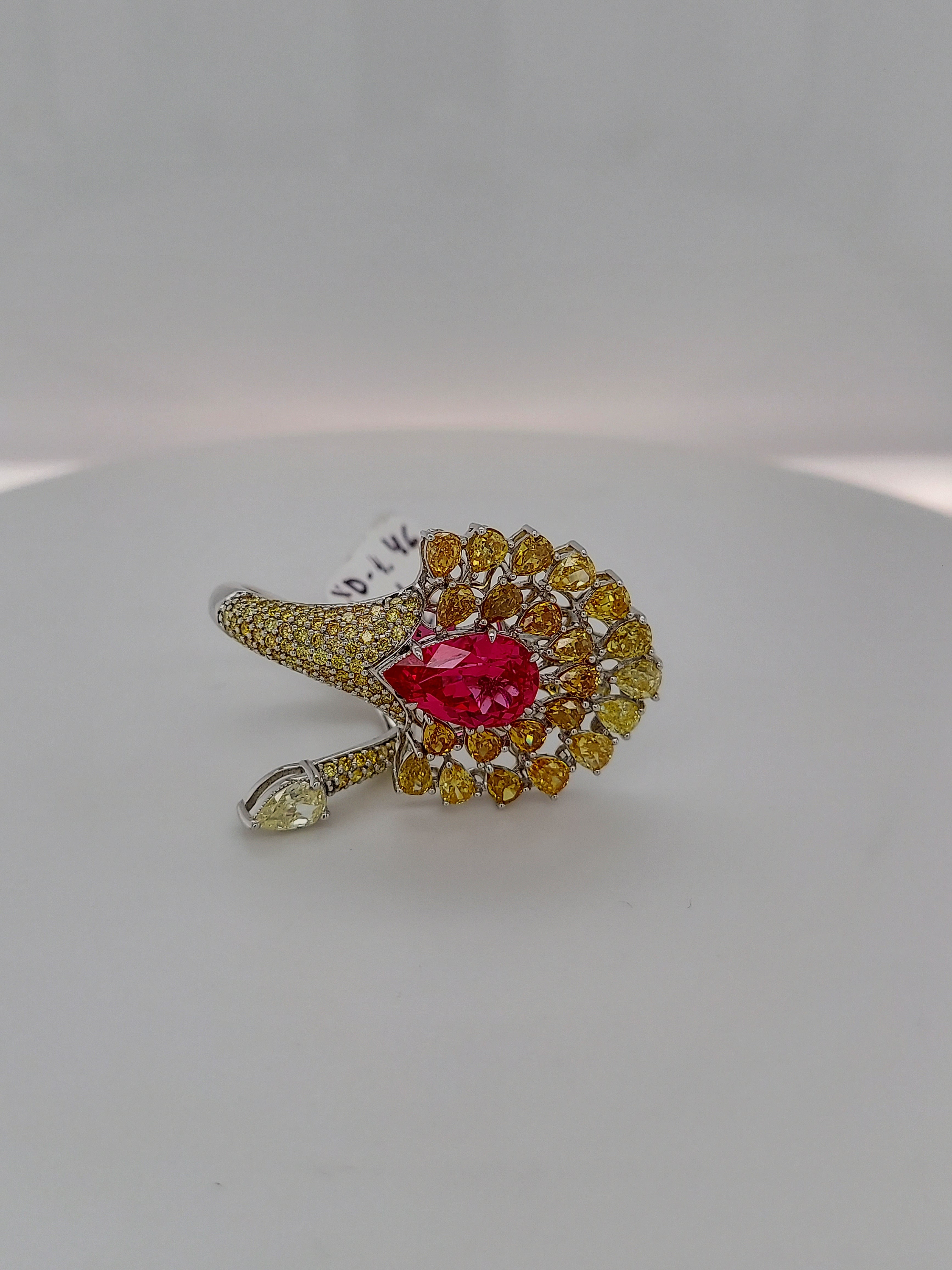 Spinel & Diamond Fashion Ring