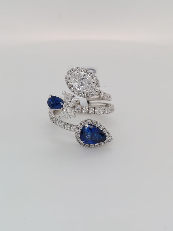 Crivelli Sapphire & Diamond Ring