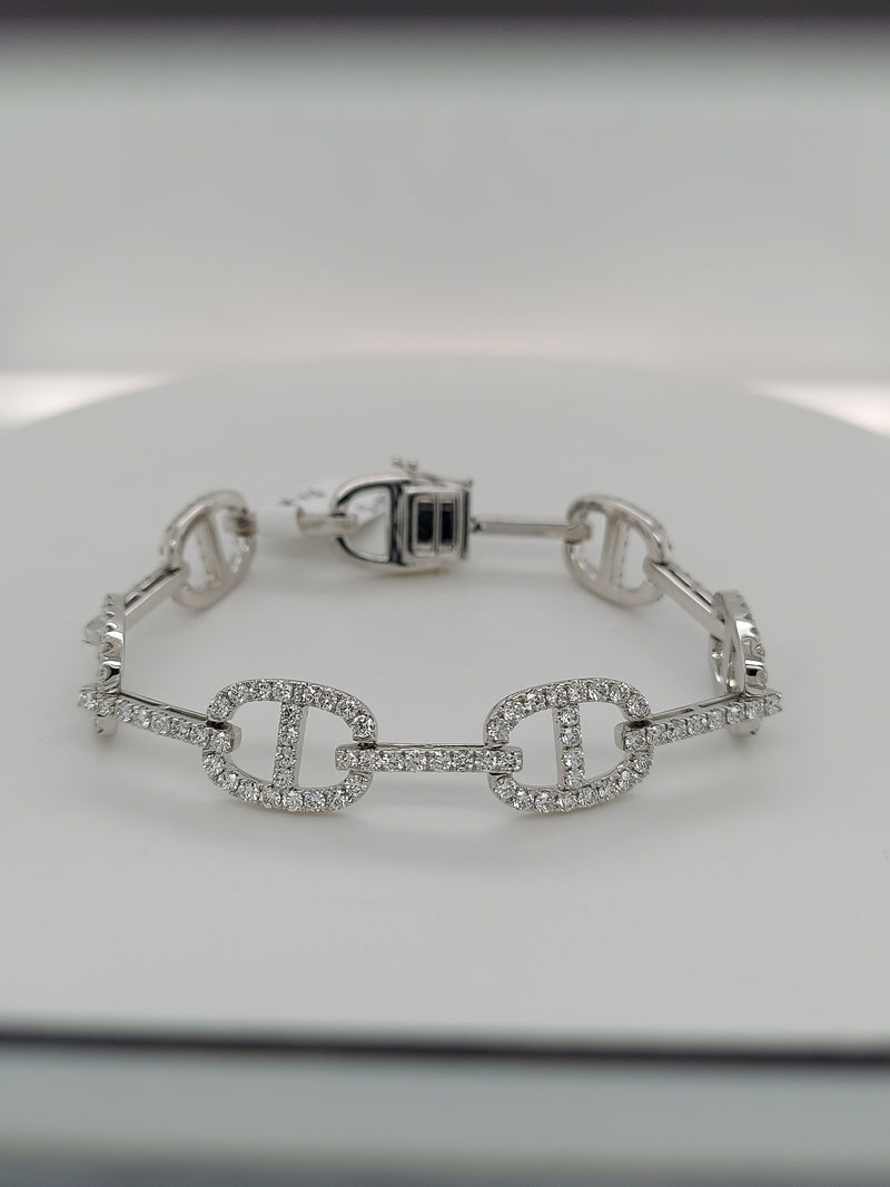 5.05 Carat Diamond Tennis Bracelet