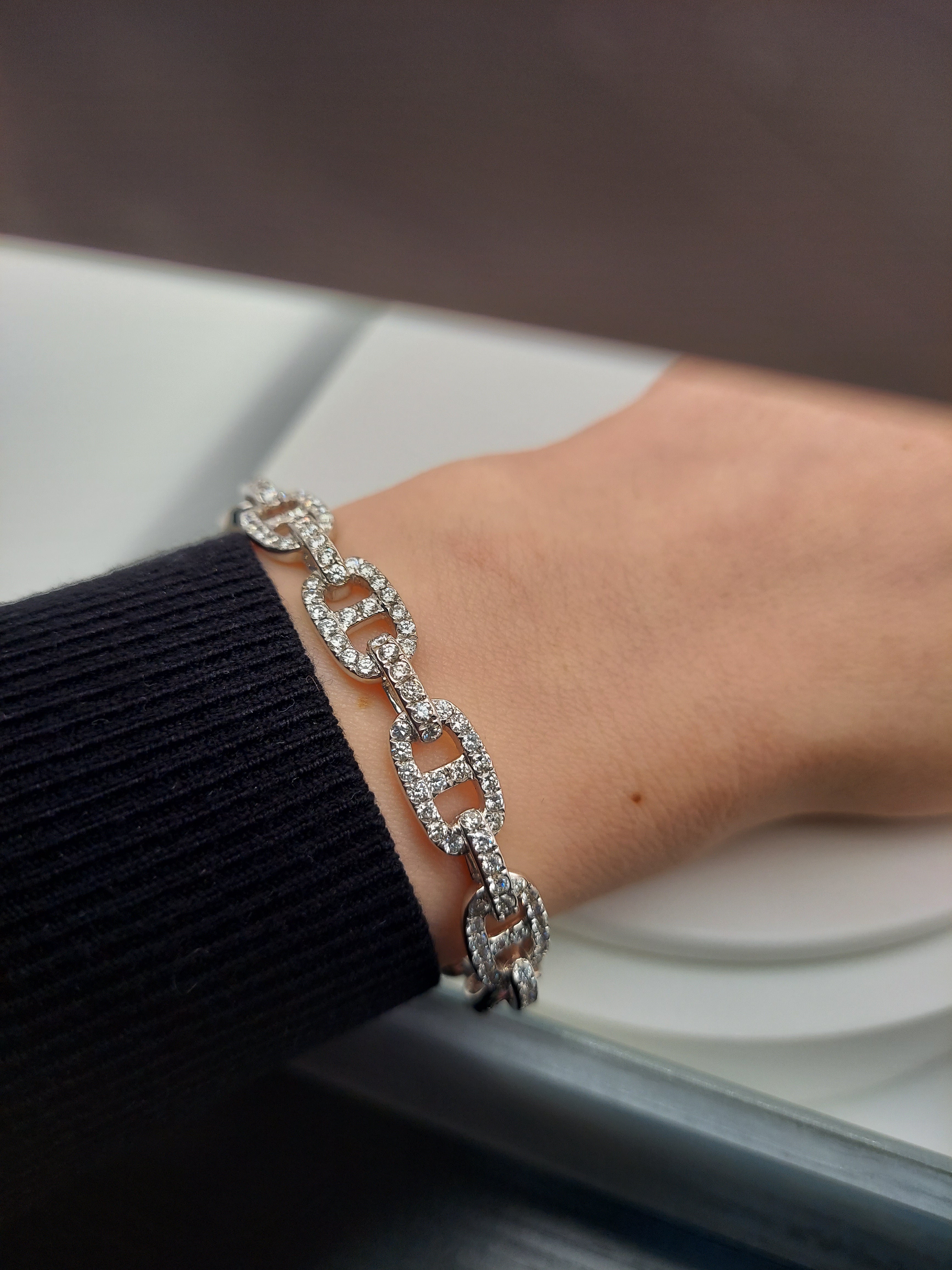 3 Carat Diamond Bangle Bracelet