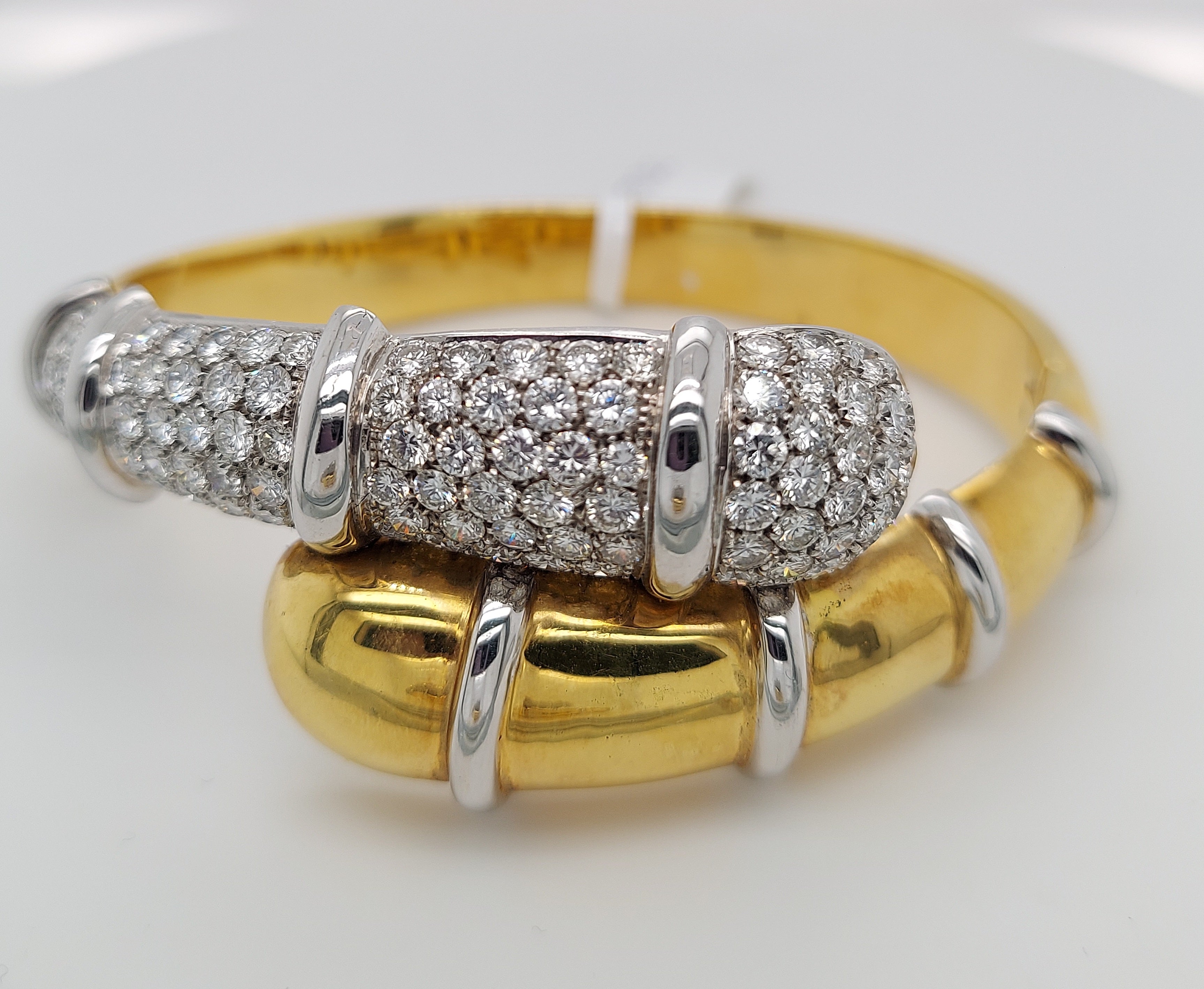4 Carat Diamond Bangle Bracelet