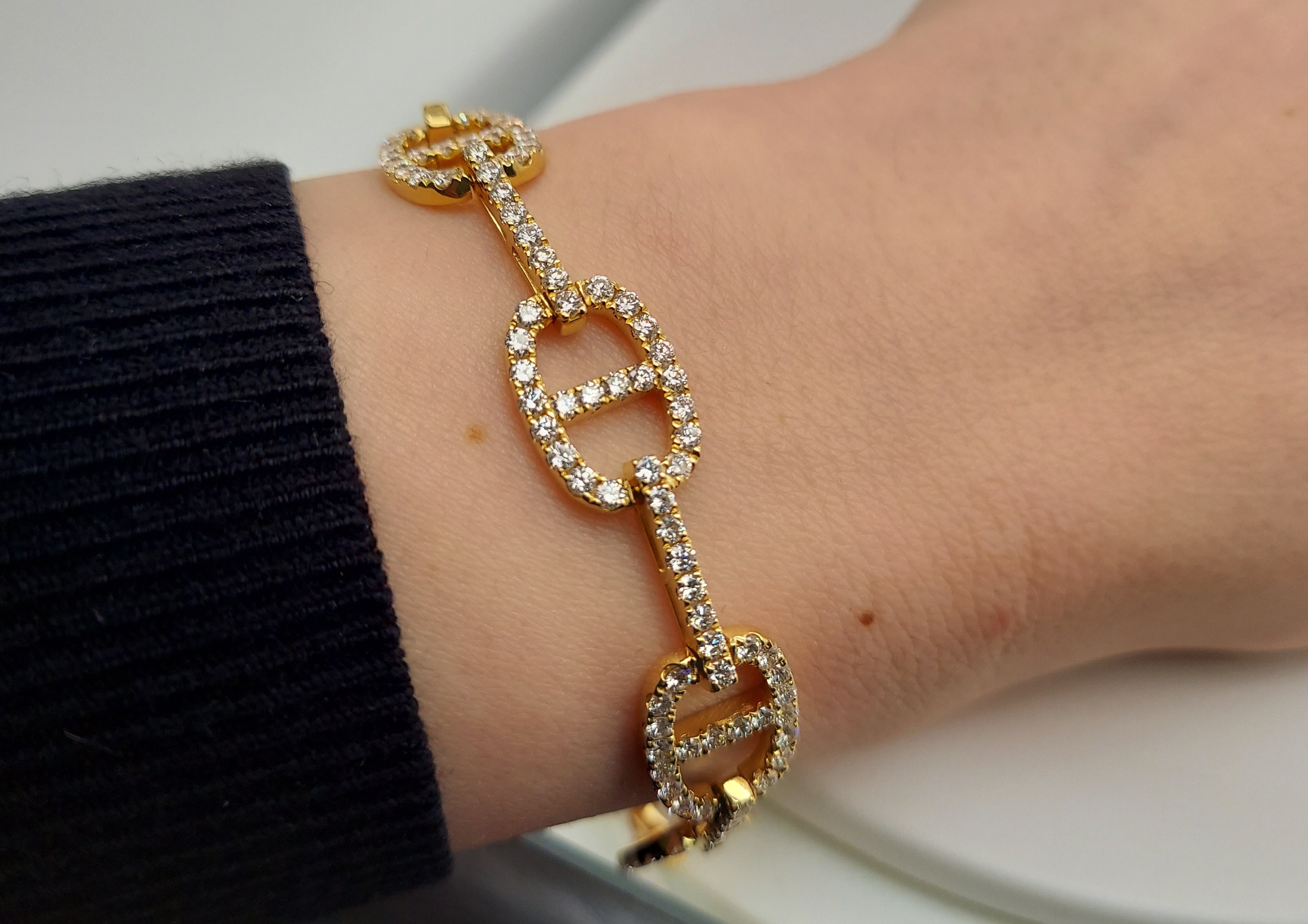 5.05 Carat Diamond Tennis Bracelet