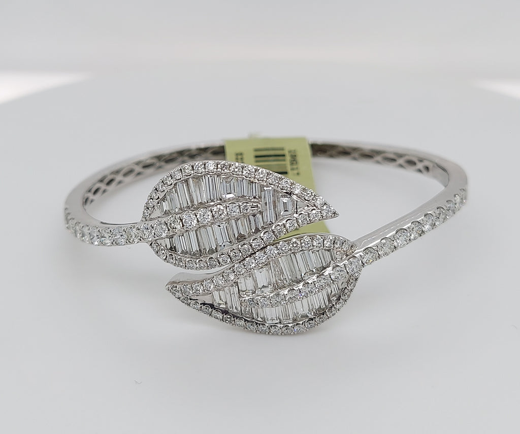 6.03 Carat Diamond Bangle Bracelet