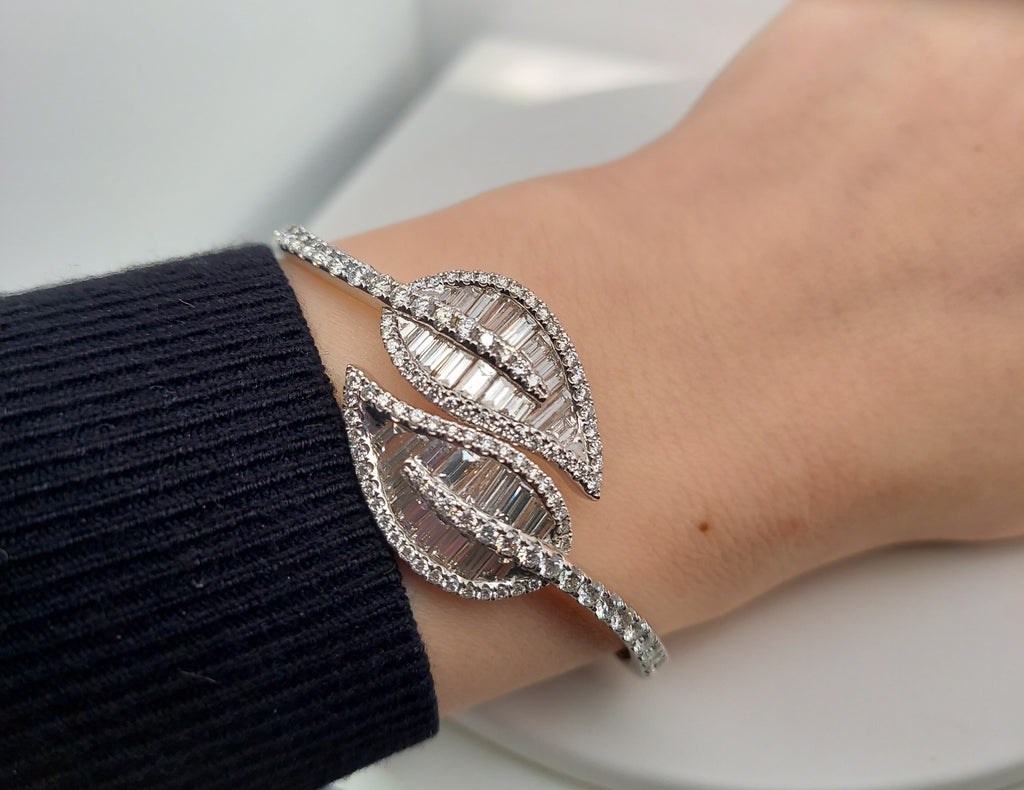 6.03 Carat Diamond Bangle Bracelet