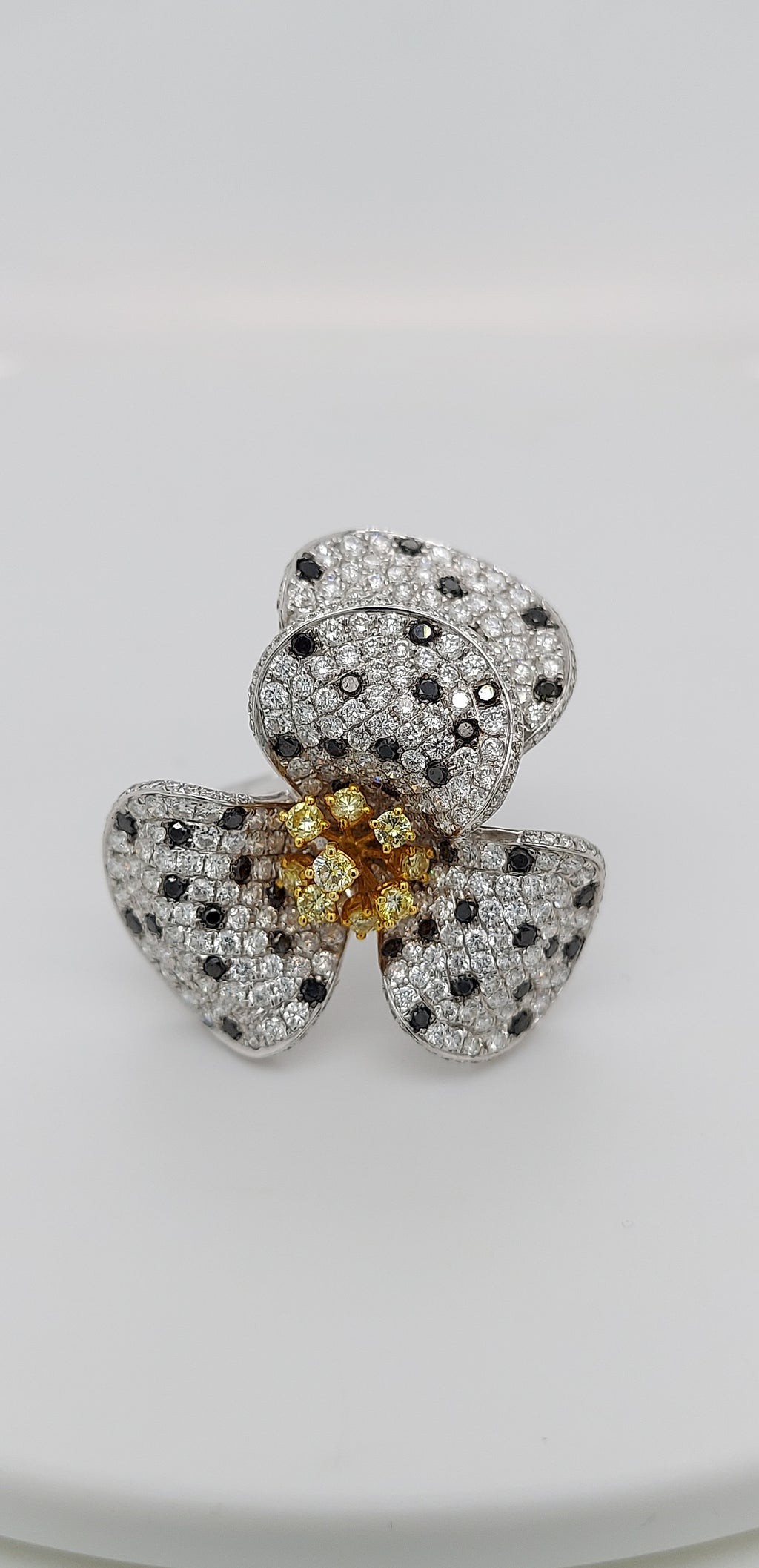 Diamond Flower Ring