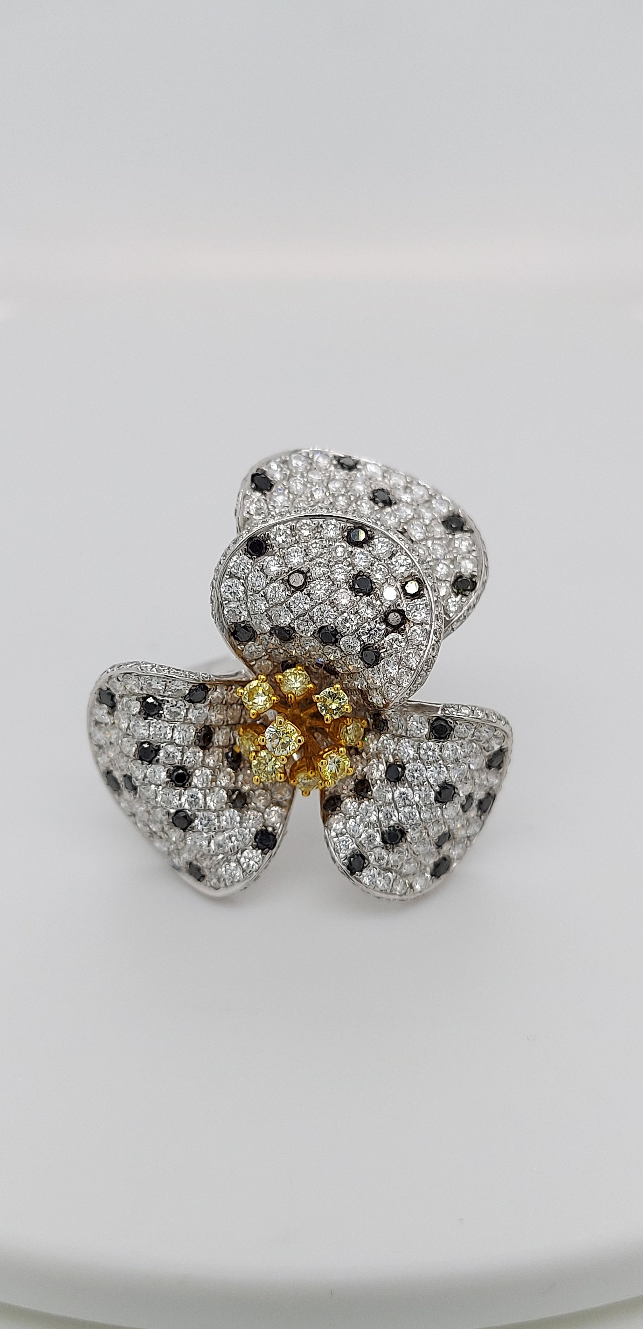 Diamond Flower Ring
