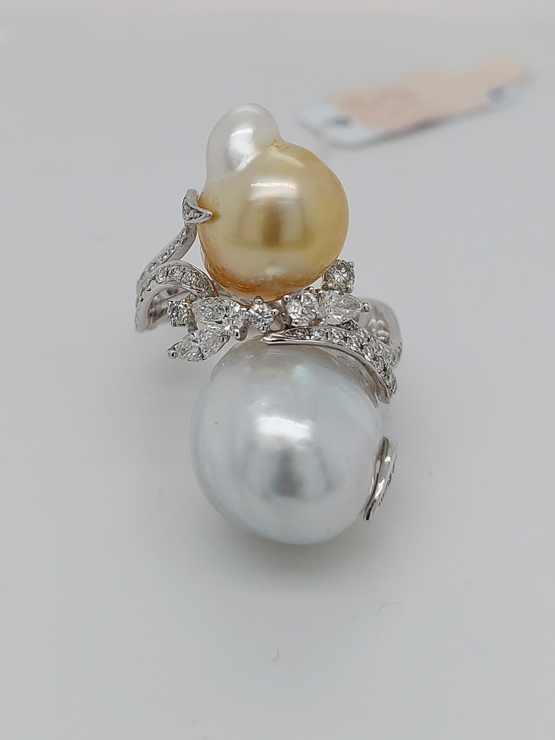 Pearls & Diamonds Fashion Ring