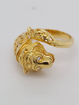 Gold Tiger Ring