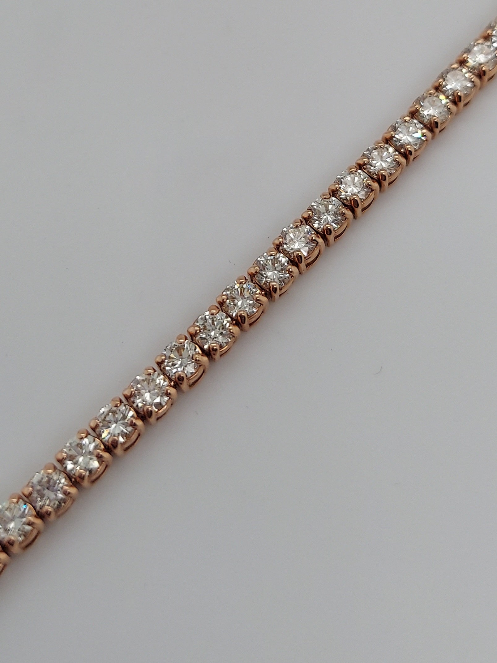 8.19 Carat Diamond Tennis Bracelet