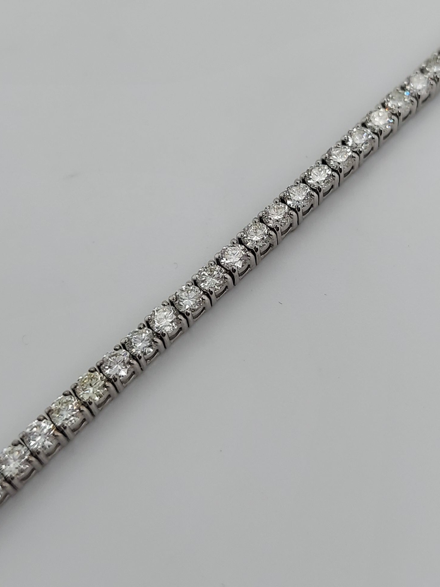 7.6 Carat Diamond Tennis Bracelet