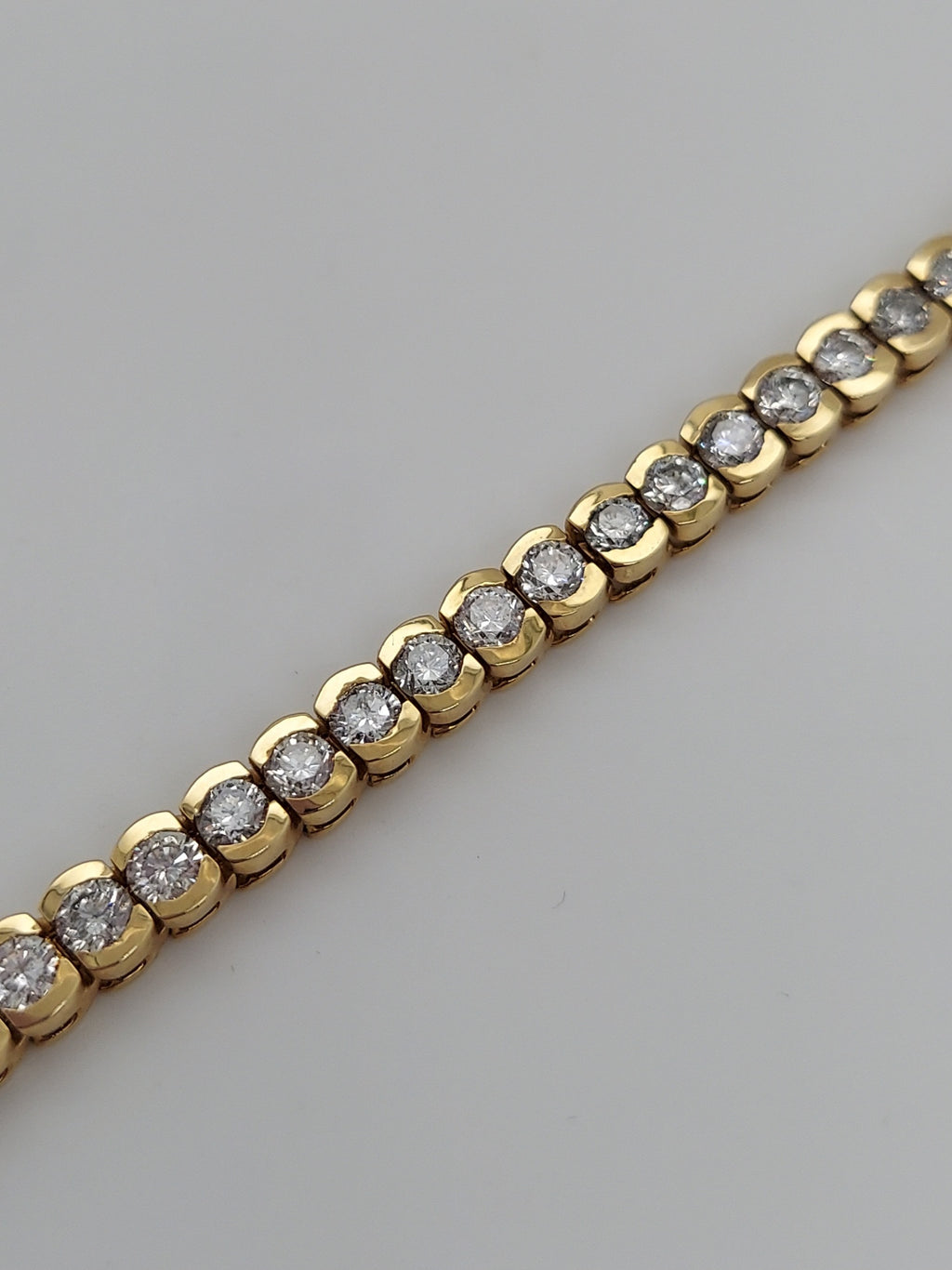 7.68 Carat Diamond Tennis Bracelet