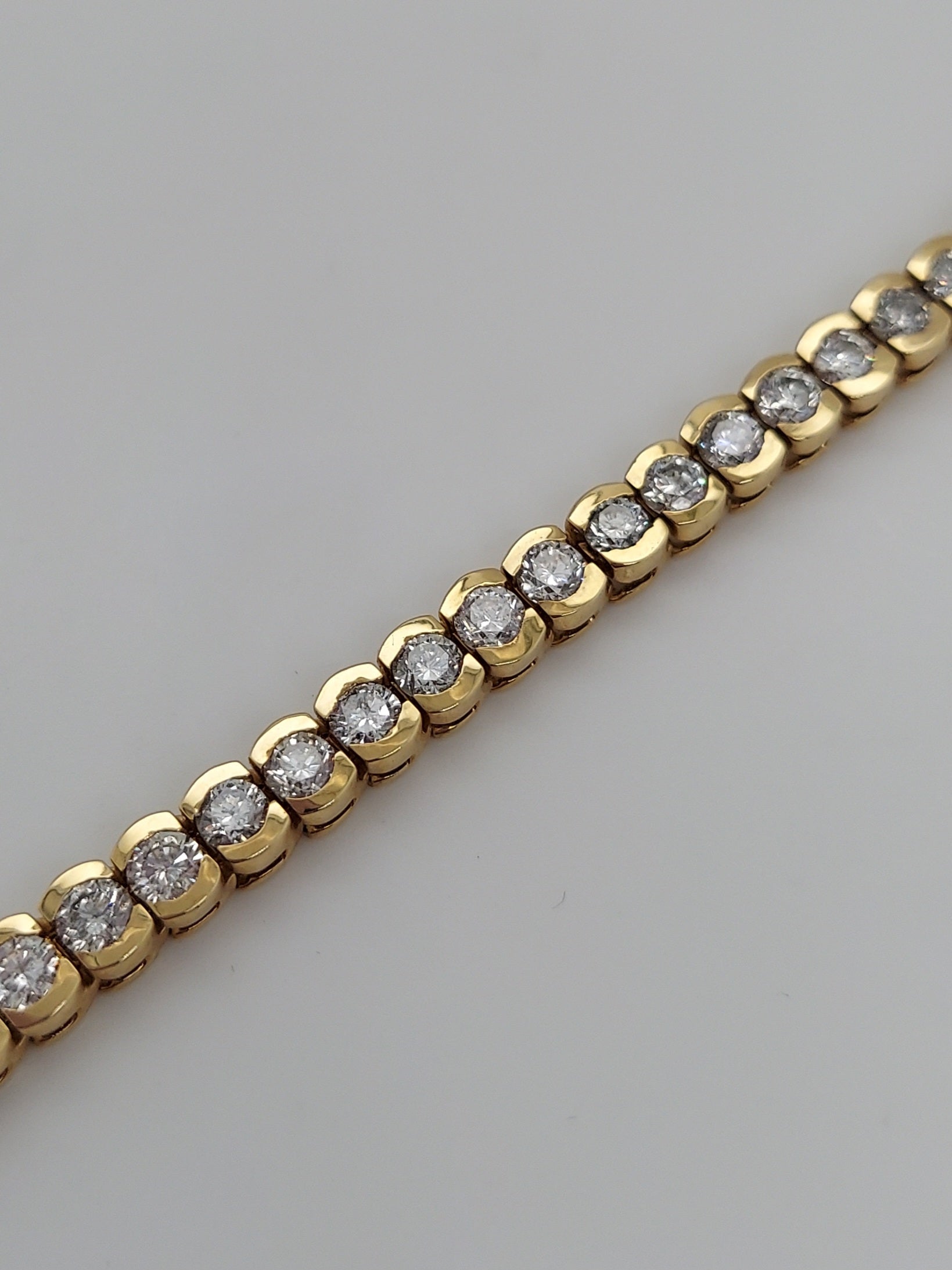 7.68 Carat Diamond Tennis Bracelet
