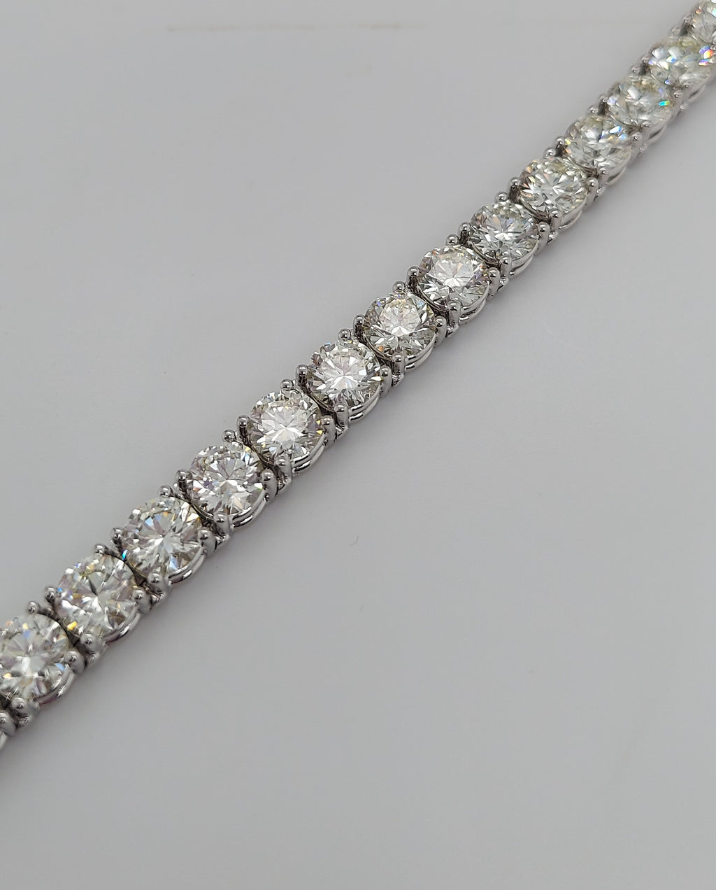 27 Carat Diamond Tennis Bracelet