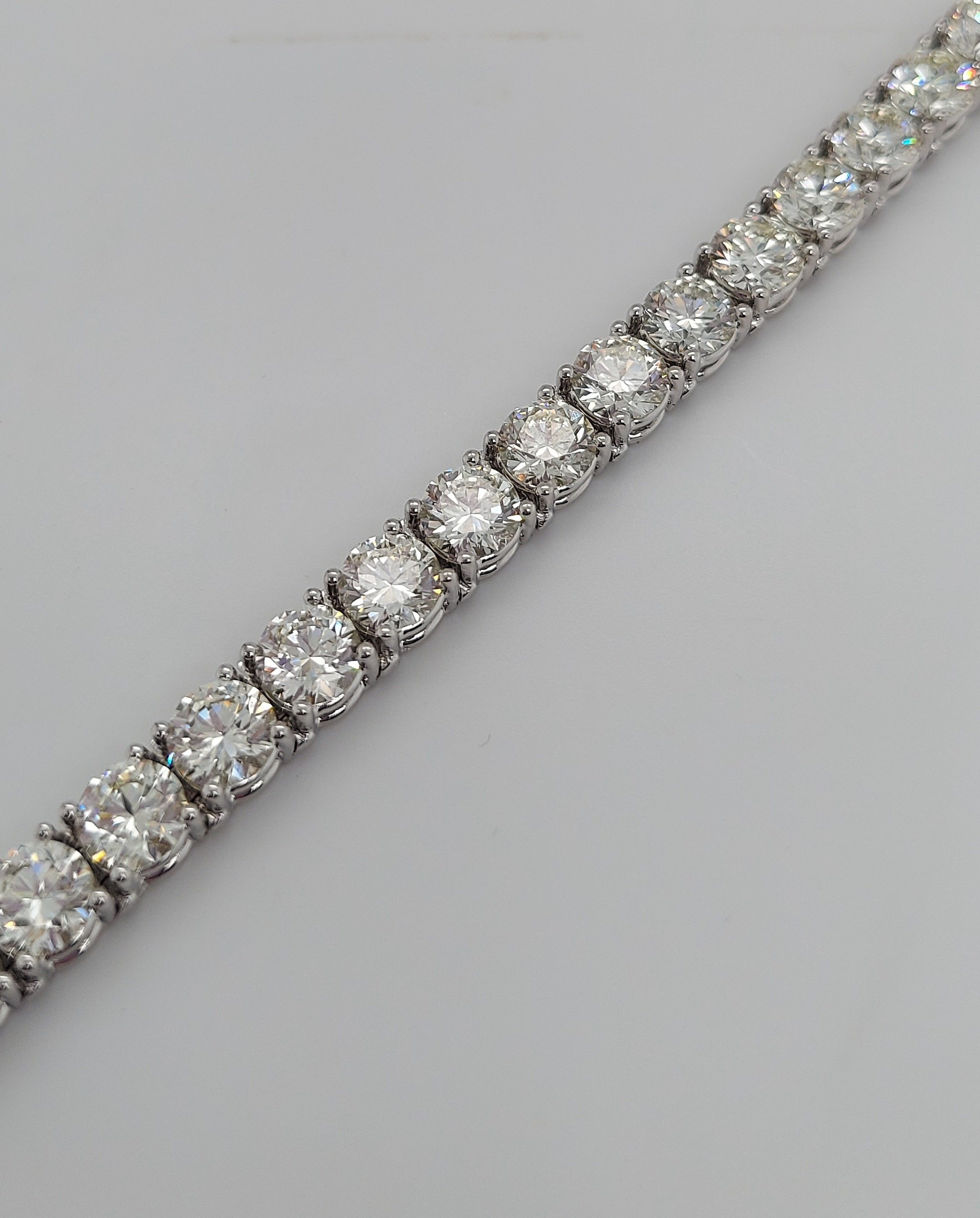 27 Carat Diamond Tennis Bracelet