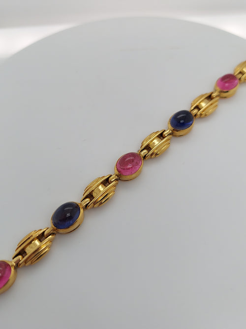 20 Carat Bvlgari Cabochon Gemstone Bracelet