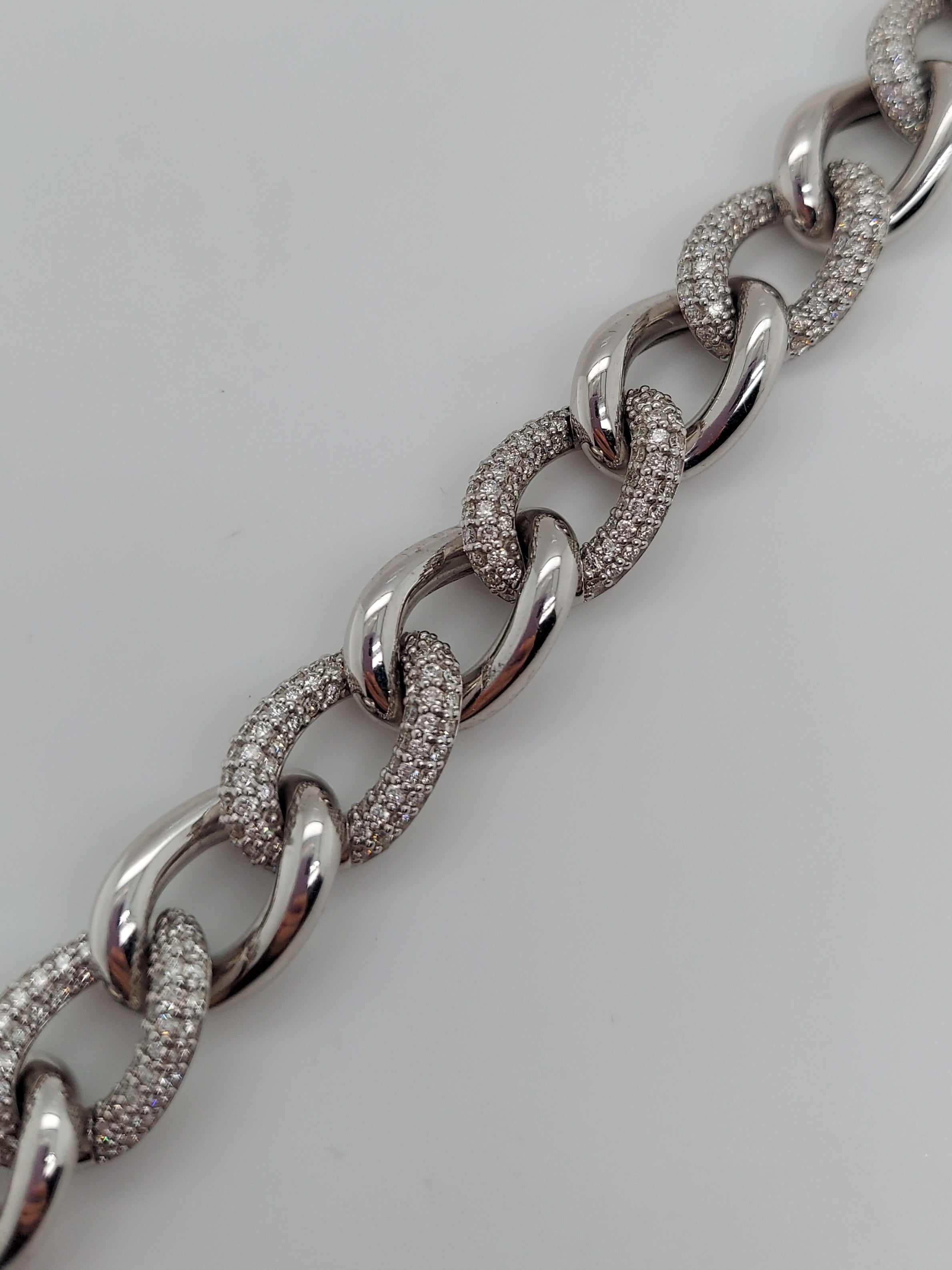 4.65 Carat Diamond Cuban Link Bracelet