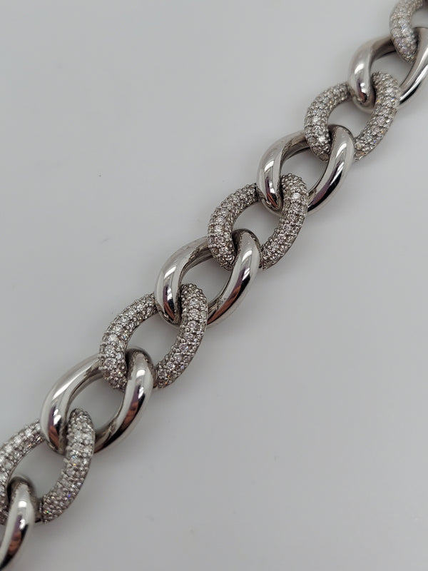 4.65 Carat Diamond Cuban Link Bracelet