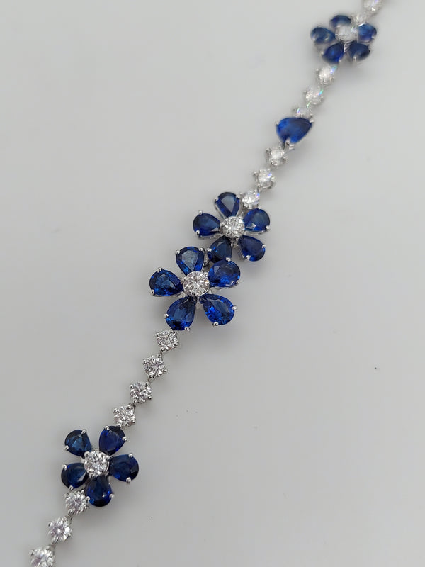 Crivelli Sapphire & Diamond Bracelet