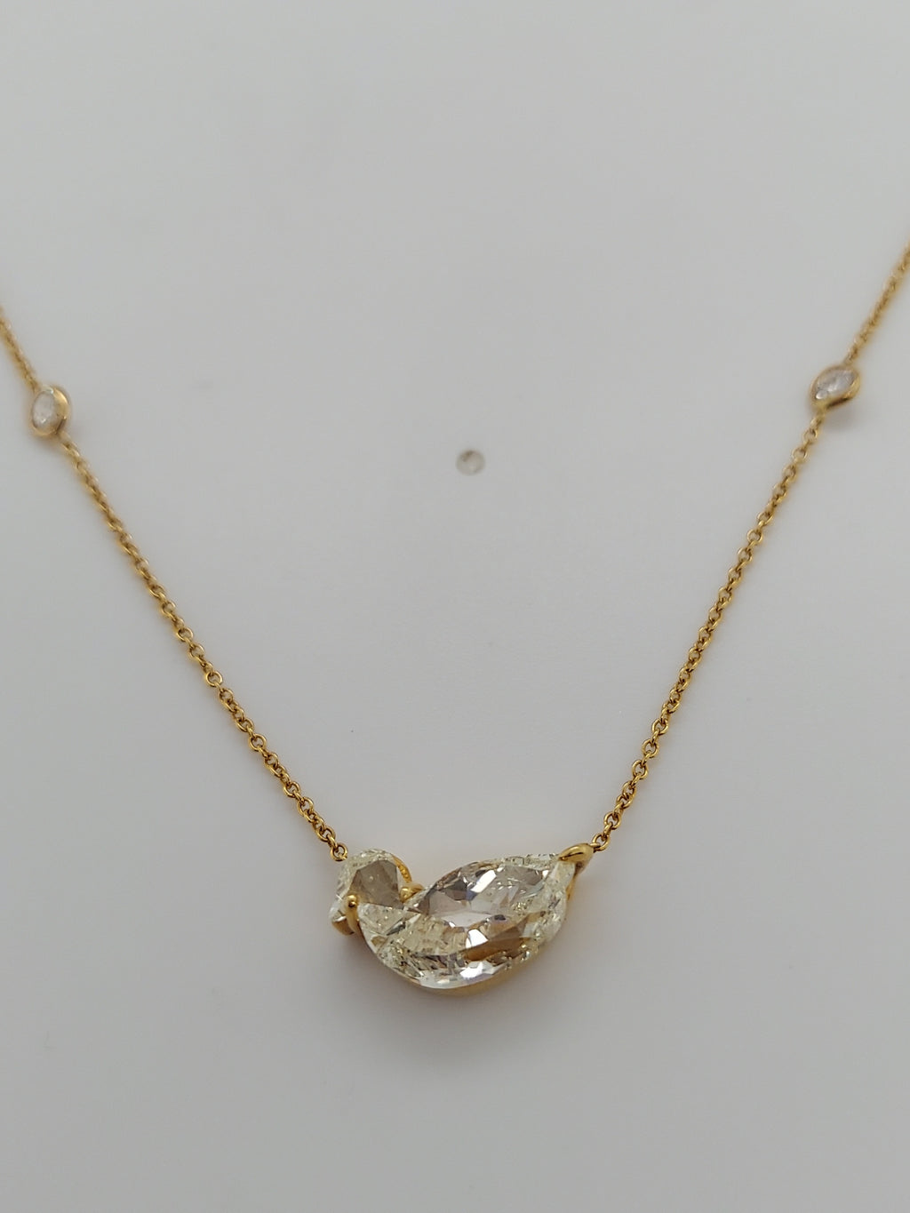 3.10 Carat Bird Diamond Pendant on DBTY Necklace