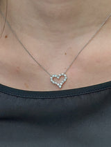 Tiffany Diamond Heart Pendant