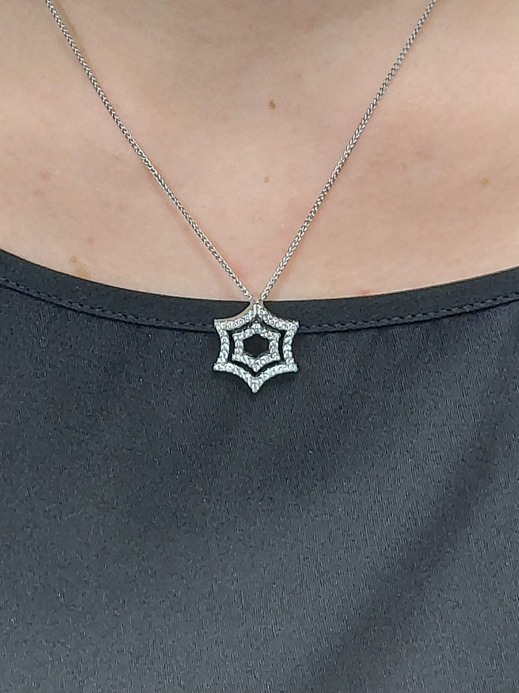 0.70 Carat Diamond Star Pendant